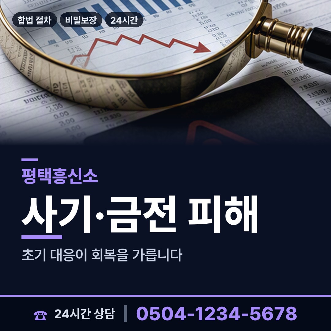 평택 고덕면 민간조사사 상담 안내